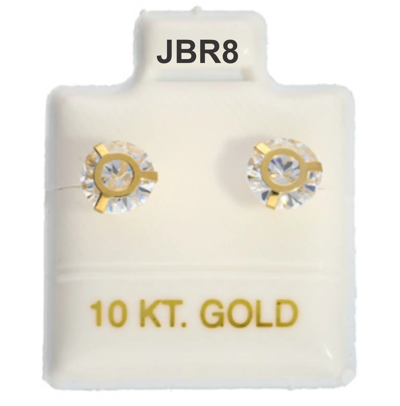 Broqueles de oro 10K modelo ARO #6