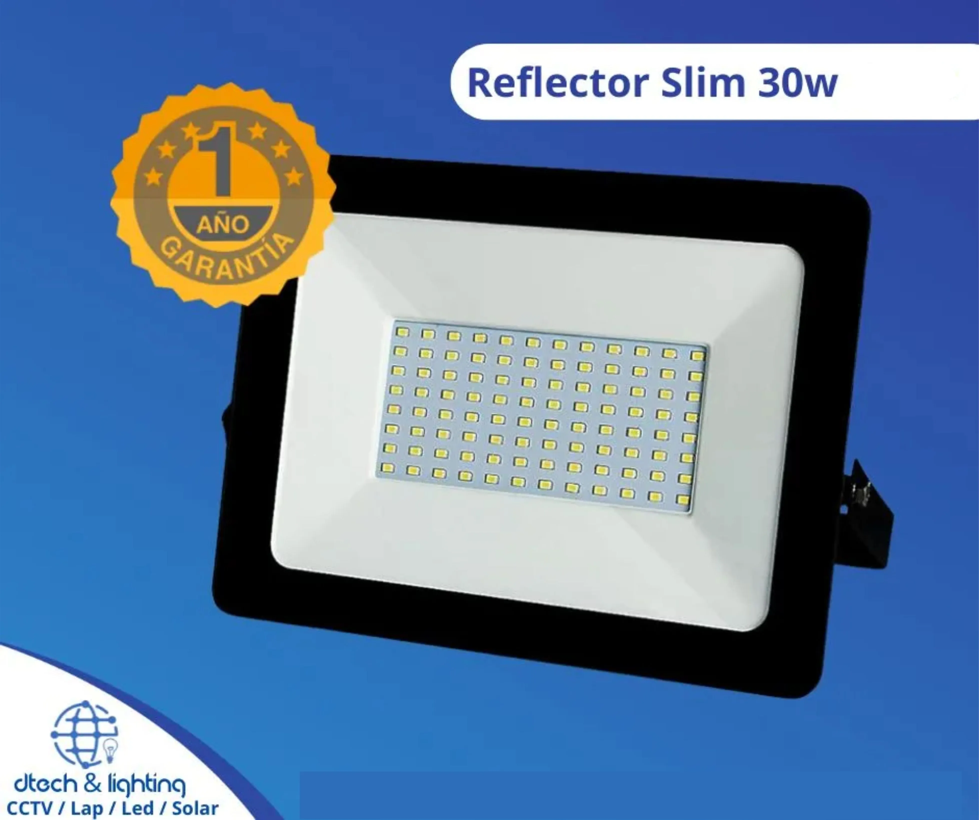 Reflector LED 30W Luz Blanca para exterior