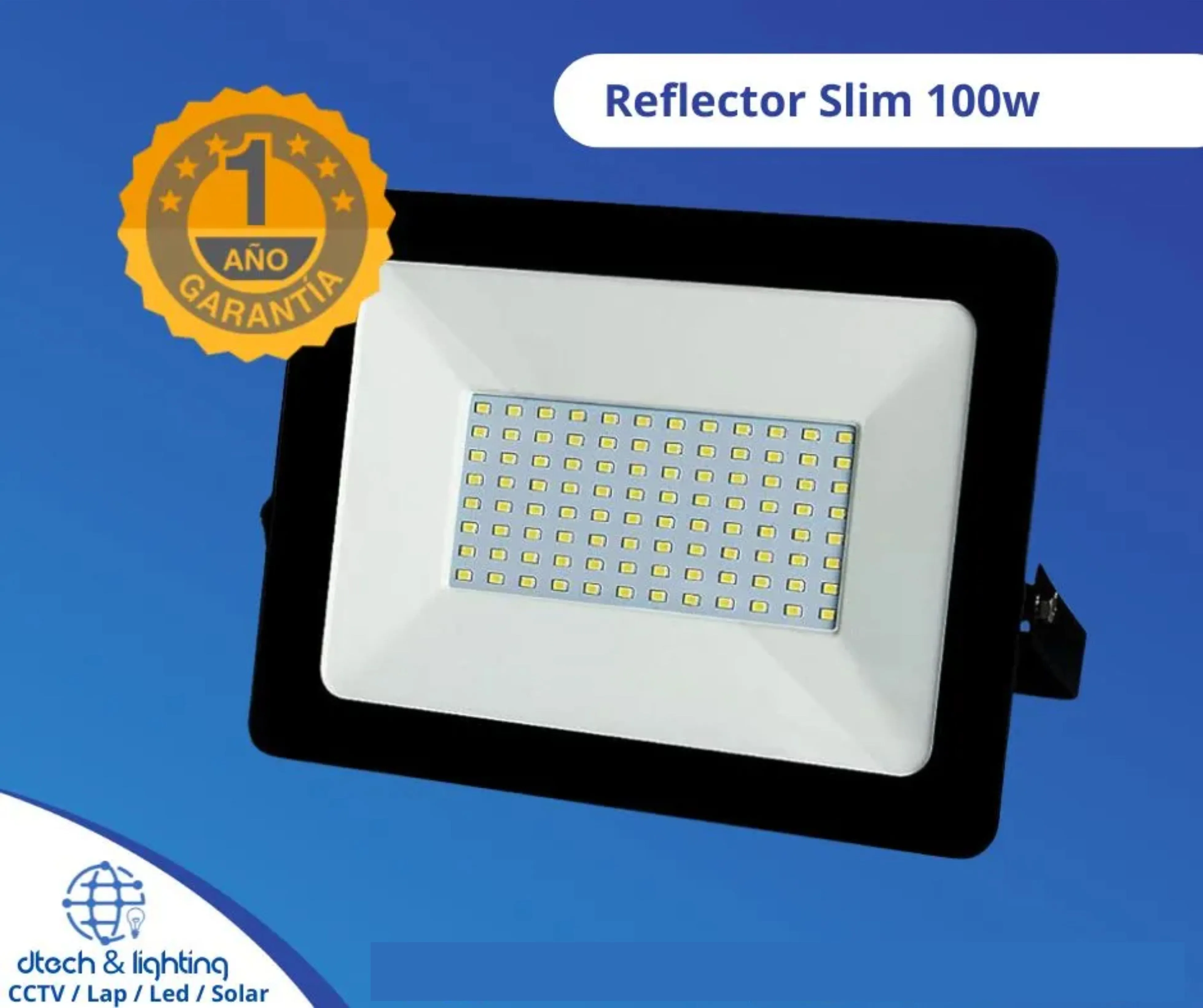 Reflector Led Slim 100w