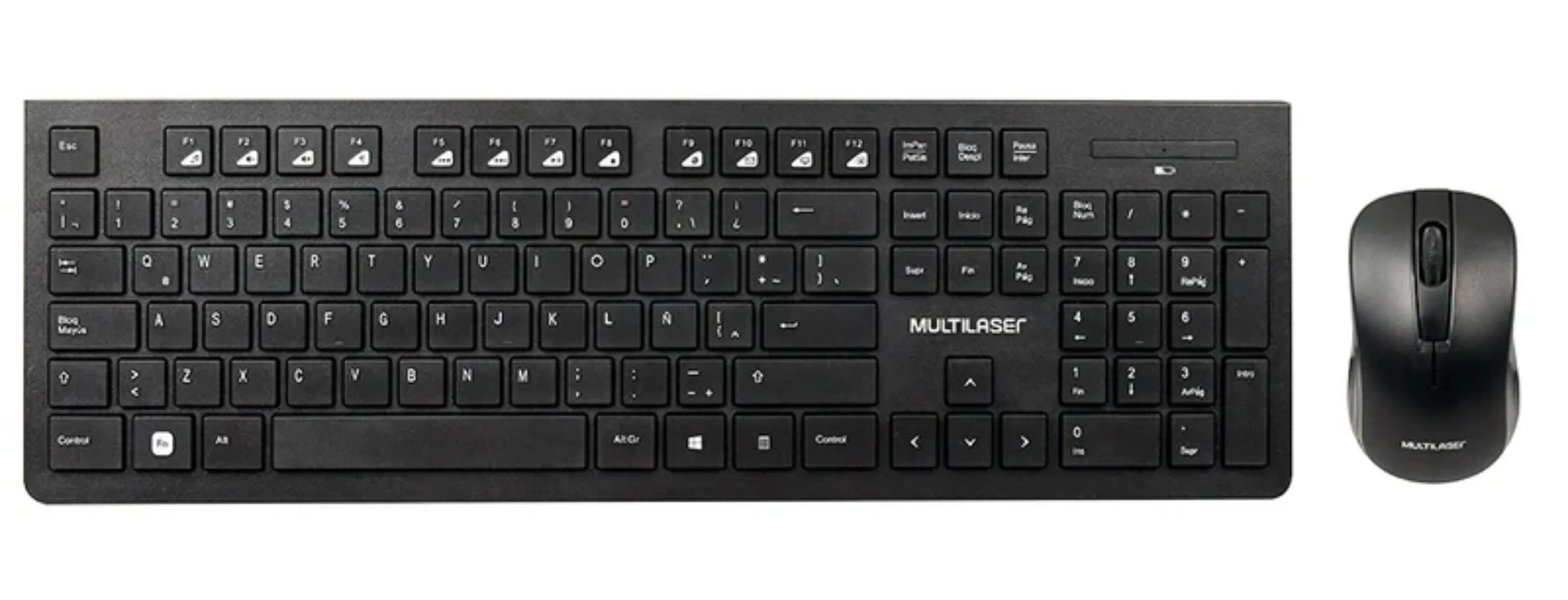 Combo inalámbrico 2 en 1 Teclado y Mouse | Multi Slim | USB