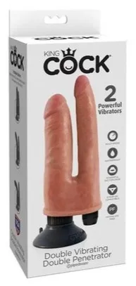 King Cock Double Vibrating Penetrador