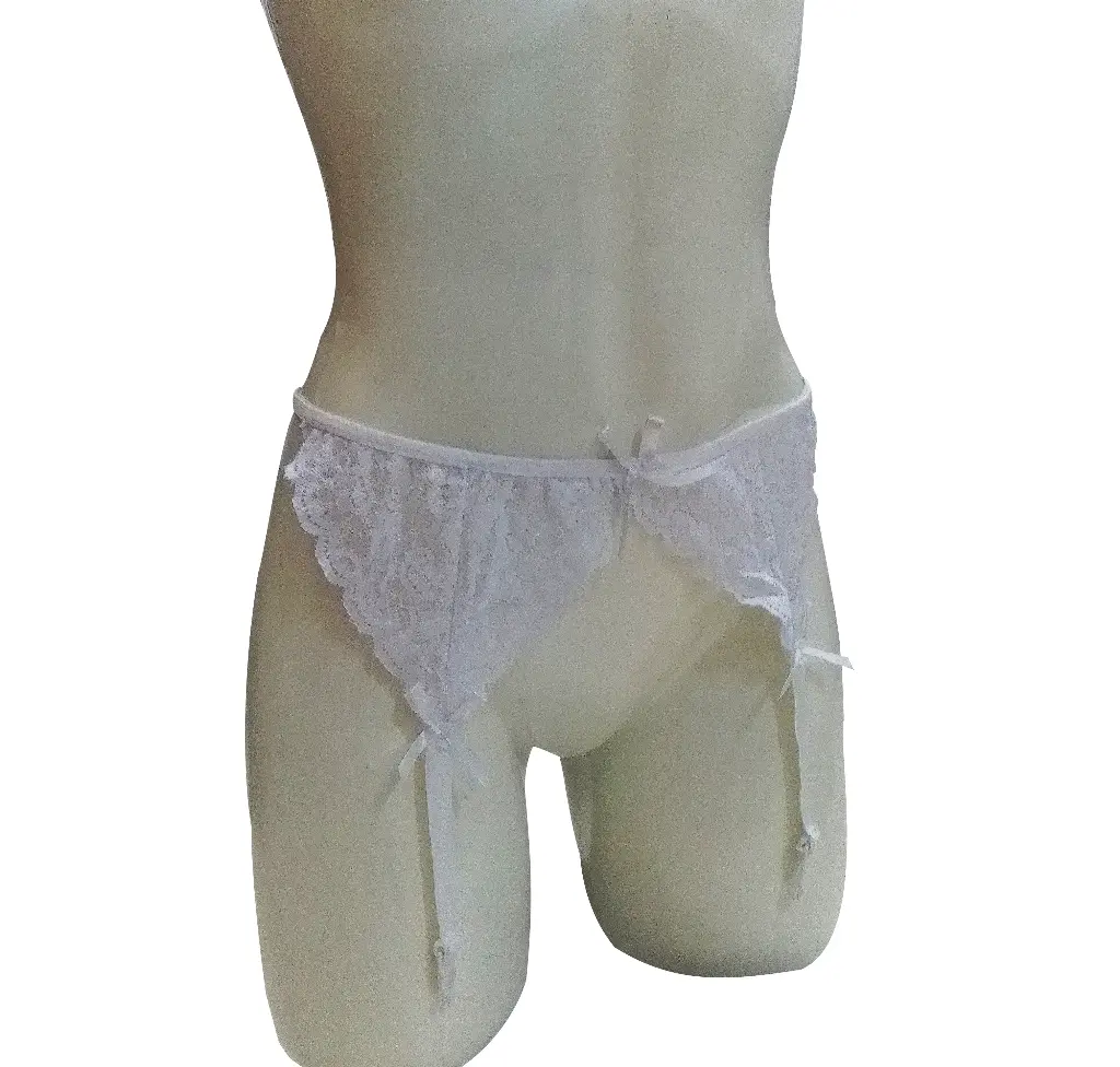 Juguetes - Mistress Liguero Sin Tanga Blanco