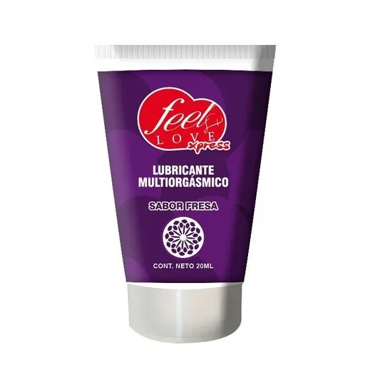 Lubricante Feel Love multiorgásmico sabor fresa 20ml