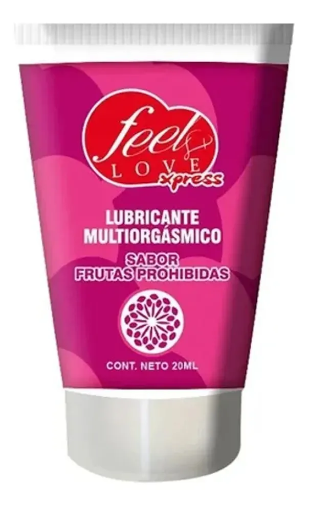 Lubricante Feel Love multiorgásmico sabor frutas prohibidas 20ml