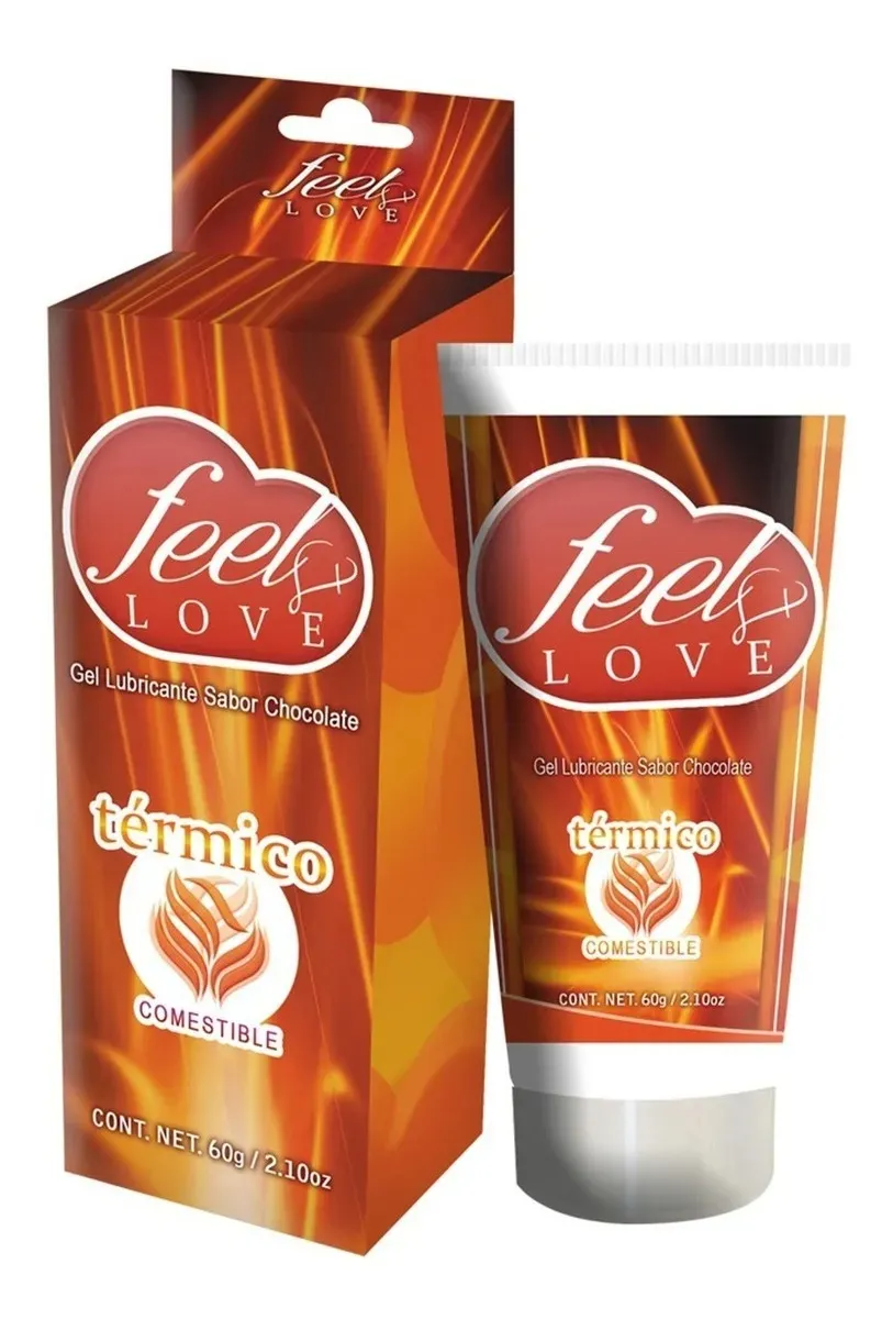 Lubricante Feel Love 60ml térmico sabor Chocolate
