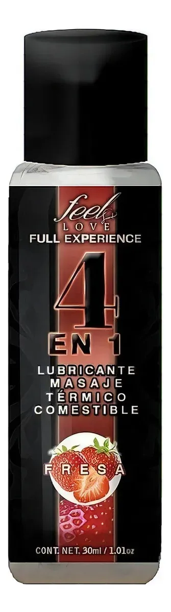 Lubricante 4 EN 1 - feel love sabor fresa 60ml