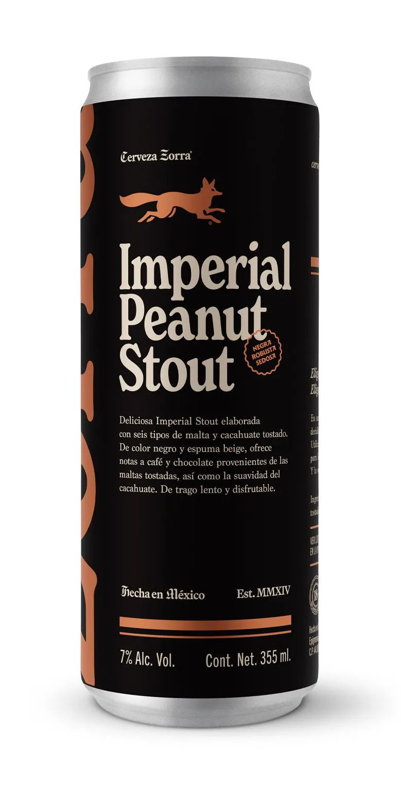 Cerveza Zorra Imperial Peanut Stout