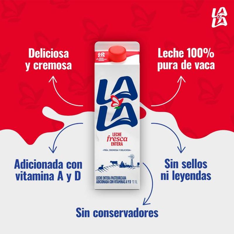 Leche Lala 1 litro Entera