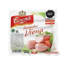 Salchicha viena marca corona de 500 gramos