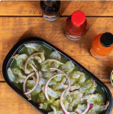 Aguachile Camarón Bicholo