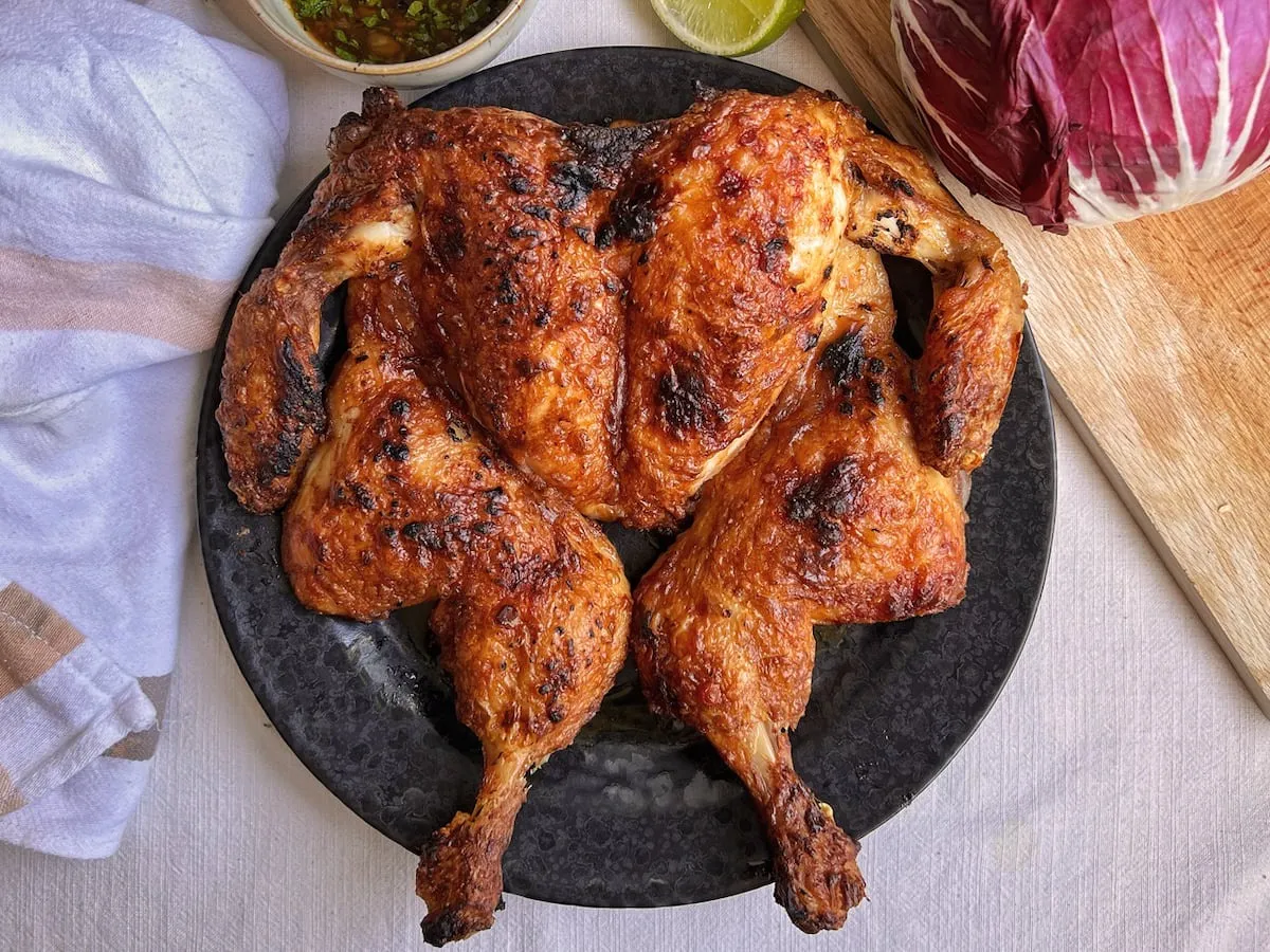 Pollo entero asado