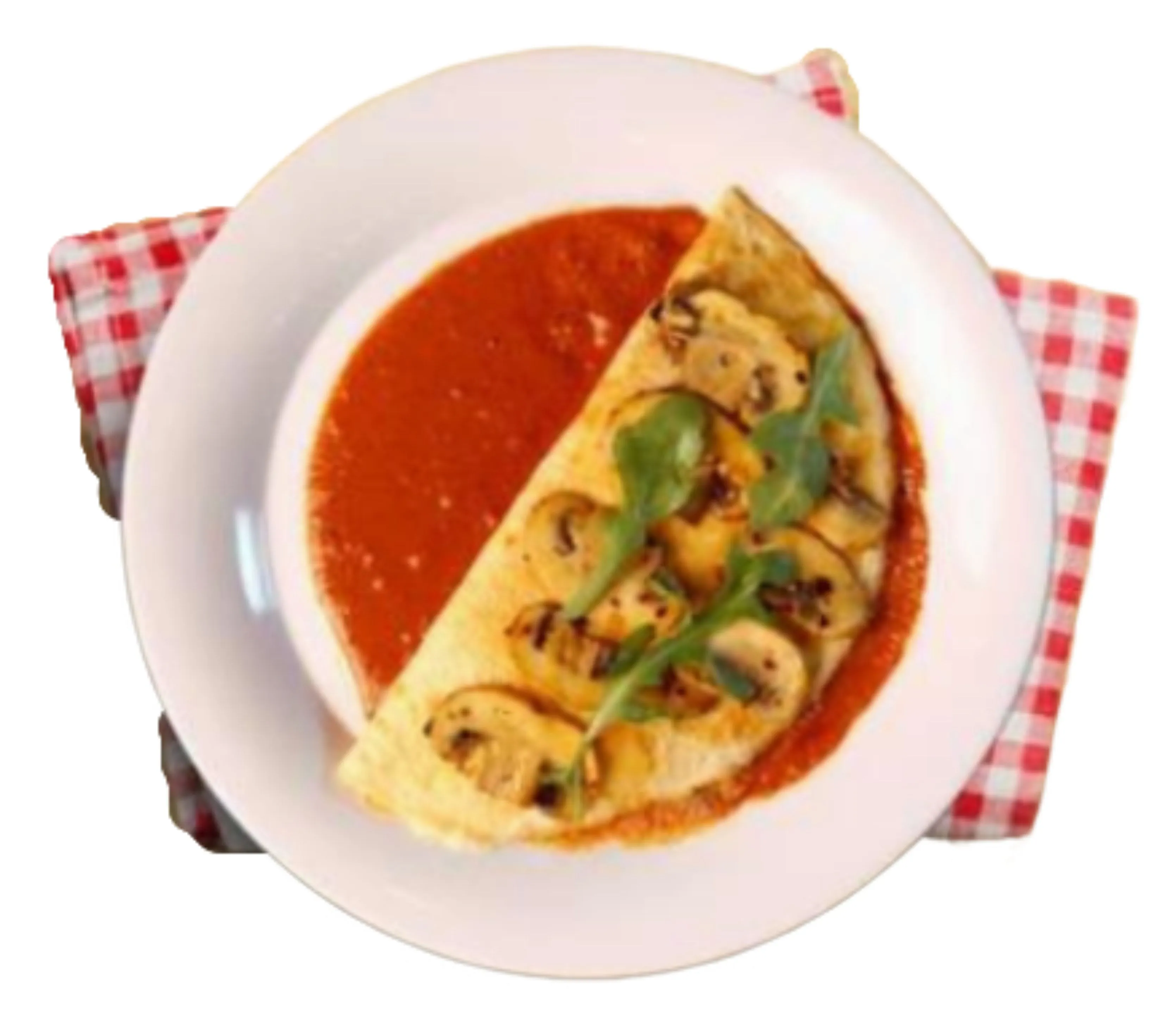 Omelette de Champiñón al Ajillo