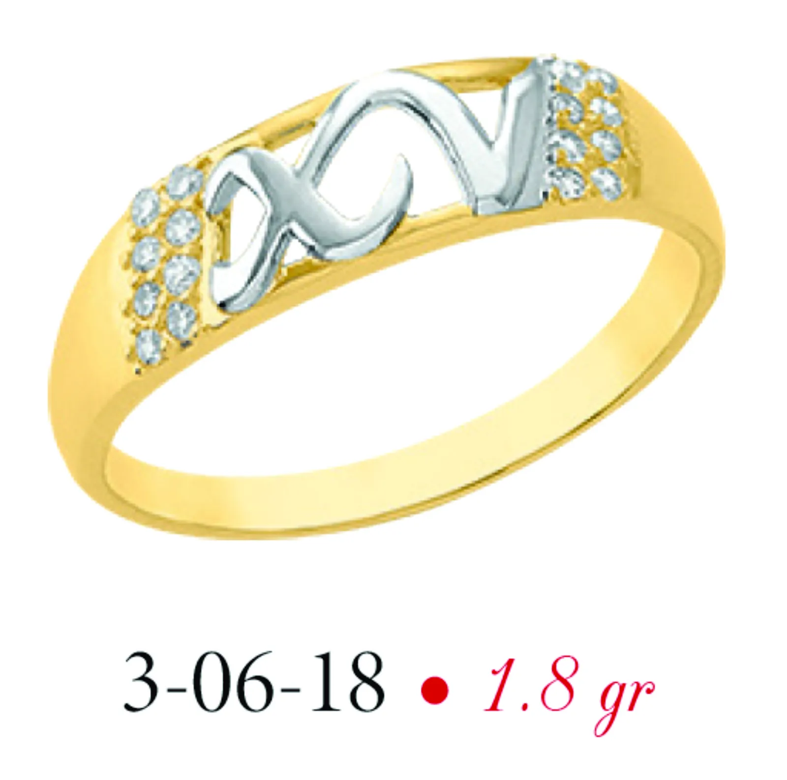 Anillo modelo 3-06-18