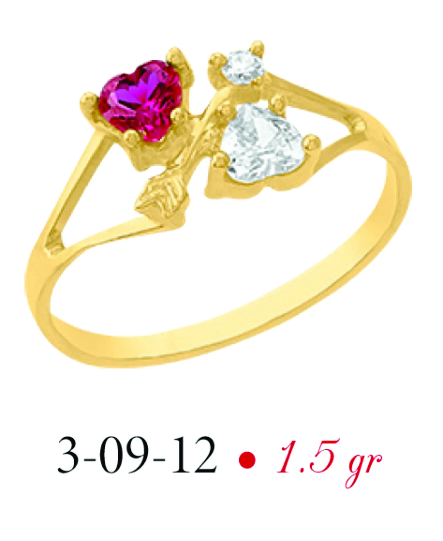 Anillo modelo 3-09-12