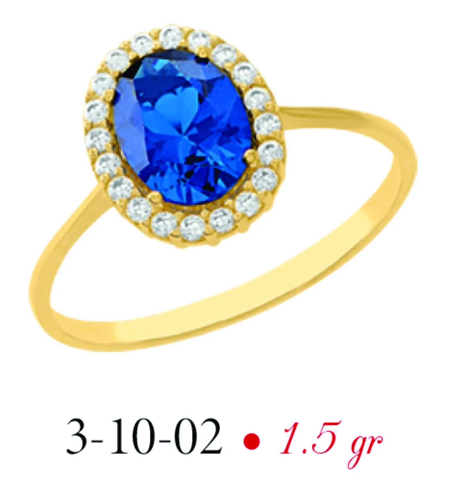 Anillo modelo 3-10-02