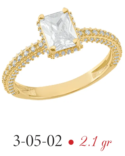 Anillo Modelo 3-05-02 en Oro de 10k