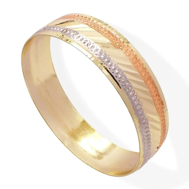 Brazalete de Aro Florentino Cursivo N8 Oro Lam