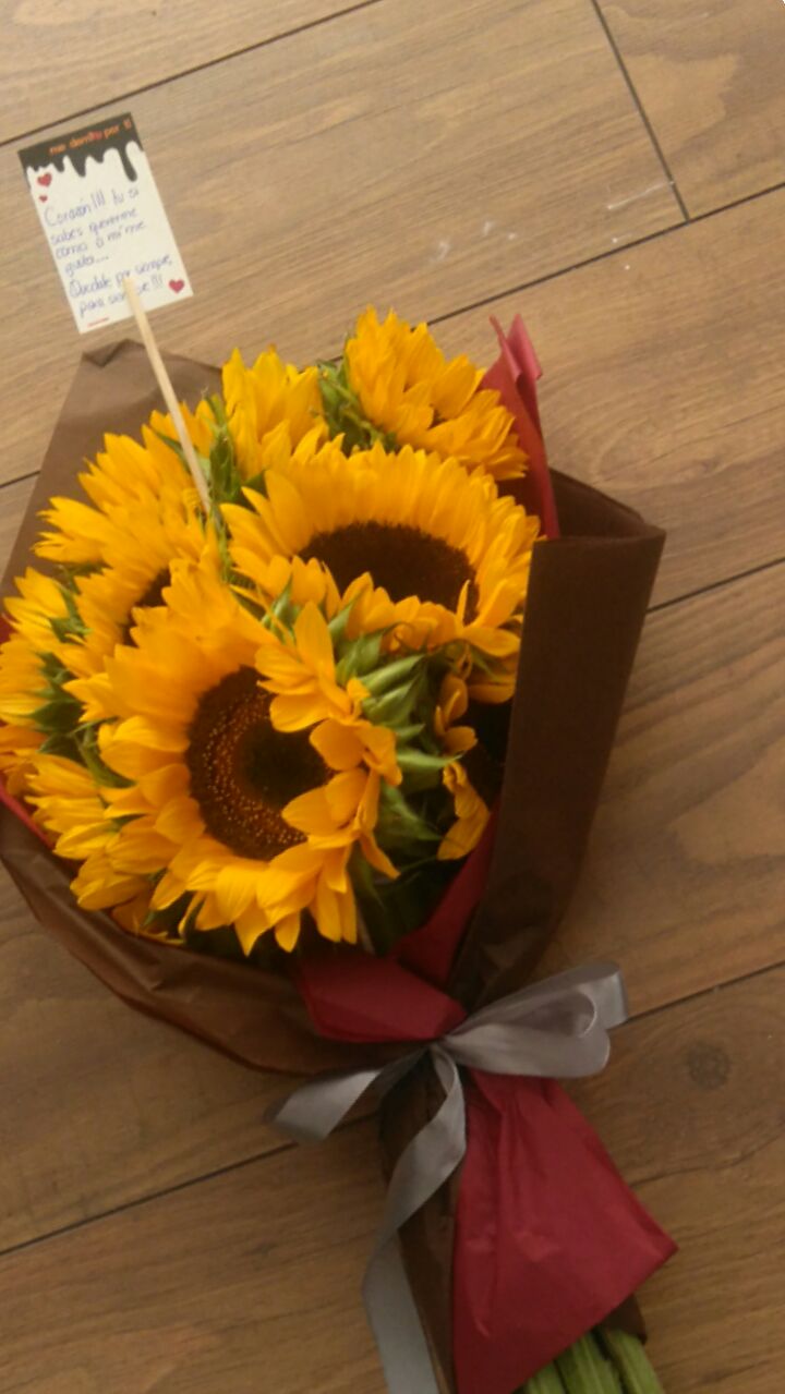 Bouquet con 10 girasoles