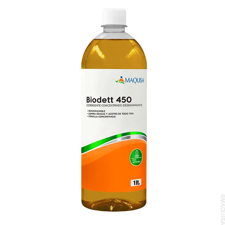 Biodett 450, Detergente desengrasante BIODEGRADABLE