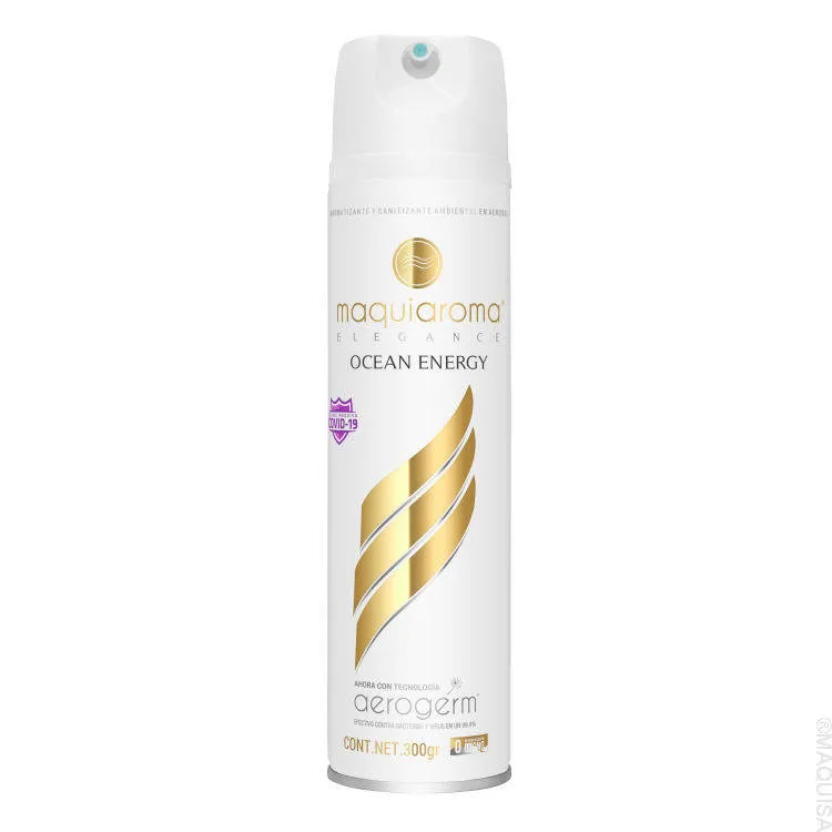 Maquiaroma Ocean Energy, Aromatizante 3D y desinfectante ambiental.
