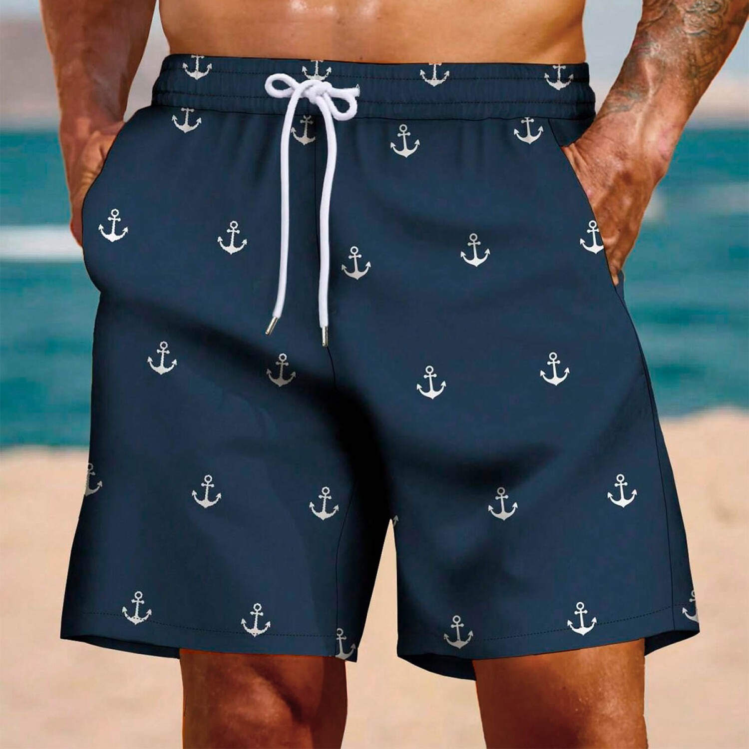 shorts tipo bermudas ,Color:aceituna,Talla: M